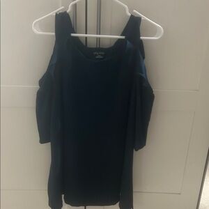 City Chic Elegant Navy Blouse